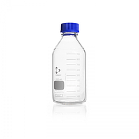 DURAN 218015455 Original GL 45 Laboratory Bottle, clear, with screw cap and pouring ring (GL 45 1000ml)