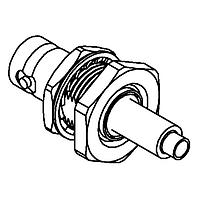 Radiall R142331011 Connectors BNC / STRAIGHT BULKHEAD JACK PANEL SEAL REAR MOUNT CRIMP TYPE - CABLE 2.6/75 S