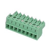 PHOENIX CONTACT 1859807 Plugs 8 Pos 3.81mm pitch Plug 28-16 AWG Screw