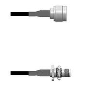 Amphenol Custom Cable Q-2N04K0008018i RF Cable Assemblies N-SP/TNC-SJ RG58 18I