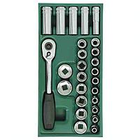 SATA 09915 26PC. 1/2" DR. SOCKET SET (METRIC)