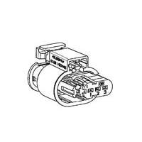 AMP Connectors - TE Connectivity 284425-1 Housings 3P 24VDC 9-11A SSC RCPT CONNECTOR
