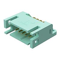 Amphenol Positronic DF10M4B/AA Connectors DragonFly Gold Plating 10 Pos 20 AWG Copper Alloy Male Right Angle 2 Row