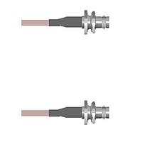 Amphenol Custom Cable Q-0A00A000H012i RF Cable Assemblies BNC-SJB/BNC-SJB G142 12I