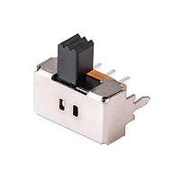 Same Sky (formerly CUI Devices) SLW-108645-4A-RA-D Slide Switches 10.8 x 6.4 x 5 mm, 4 mm Raised Slide Actuator, Right-Angle, Through Hole