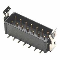 Harwin M80-8281422 Headers 7+7 POS VERT MALE LATCHED TIN/LEAD