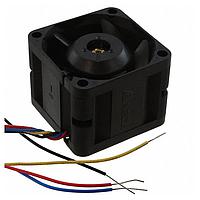 Delta Electronics, Inc. FFB03612EHN-BGA Tubeaxial Fan, 36x28mm, 12VDC, 16.3CFM, 4.68W, 0.39A, 50dBA, Ball, 4-Leads, Tach/PWM