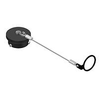 Amphenol SINE Systems AX4FDB XLR Connectors 4 Pole XLR Female Chassis Mount Standard Machined Contacts Black Finish