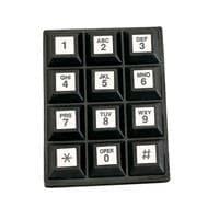Grayhill 84SN-AC2-113-N Keypads Keypad, 3x4, non-shielded, single pole/common bus, phone legend, hex mounting nuts
