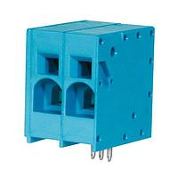 Same Sky (formerly CUI Devices) TBL008-1000-02BE Fixed Terminal Blocks Terminal block, screwless, 10.0, Horizontal, 2, Blue