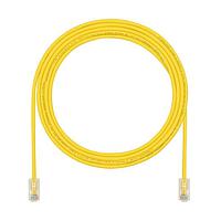 Panduit UTP28CH5MYL Cat 5e Copper Patch Cord, Cat 5e (SD), 28 AWG,