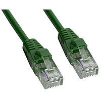 Amphenol Cables on Demand MP-5XRJ45UNNG-015 Cat 5e CAT 5E UTP XOVER RJ45 GREEN 15'