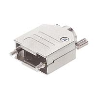 Amphenol Commercial Products L17DTZK09KFMT D-Sub Backshells 9P Metal D-Sub Hood