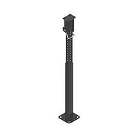 Banner Engineering STBA-RB1-S1 Sensor Hardware Accessory: Run Bar Pedestal; Adjustable Floor Mounted 800-1232 mm; Includes Swivel-mount Bracket STBA-RB1-MB3; 150 mm Square Stationary Base; 1/4 in Cold-Rolled Steel; IP20