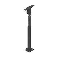Banner Engineering STBA-RB1-S2 Sensor Hardware Accessory: Run Bar Freestanding Pedestal; Adjustable Floor Mounted 800-1232 mm; Includes Swivel-mount Bracket STBA-RB1-MB3; Movable H-Shaped Floor Base with Mounting Holes 560 mm Apart; 2 in W x 1 in H x 1/8 in Cold-Rolled Steel; IP20
