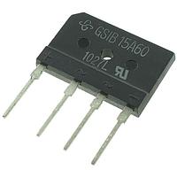 Vishay General Semiconductor GSIB15A60-E3/45 Single Phase Bridge 600 Volt 15 Amp 200 Amp IFSM