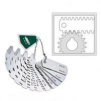 Insize 4860-212 Gear Tooth Pitch Gages (5-12mm)
