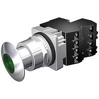 SIEMENS 52PP7J3UB Push-Pull 3POS,MTD,XFR 480V,CHR-GRN,NCXLB-NC,LED