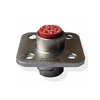 Amphenol PCD SJS862450P Standard Circular Connector 3pin P Mnt Rcpt WH LC 20 ga