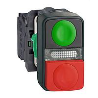 SCHNEIDER XB5AW73731B5 Flush PushButton N.O./N.C. 6A 600VAC 600VDC