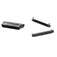 AMP Connectors - TE Connectivity 1-750913-9 SCSI CABLE PLUG 100P w/lacing covers gray