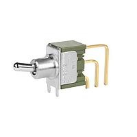 NKK Switches MN12S2A2G40 Toggle Switches ANGLE PC MOUNT MINIATURE TOGGLE