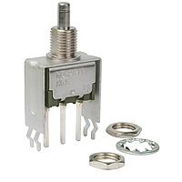 NKK Switches MB2411E1W15/108 Pushbutton Switches SWITCH PUSHBUTTON SPDT 3A 125V