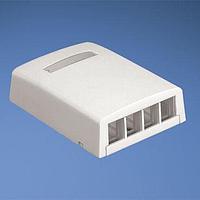 Panduit NK4BXAW-AY Boxes NK 4-Position Surface Mount Box