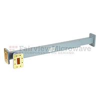 Fairview  FMWCP1027 20 dB WR-112 Directional Waveguide Broadwall Coupler With CPR-112G Grooved Flange and E-Plane Coupled Port from 7.05 GHz to 10 GHz