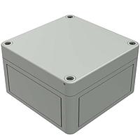 Rose 601111110 Enclosures ENCLOSURE, ECO COMP, RAL 7035, 110 X 110 X 66MM, THERMOPLASTIC