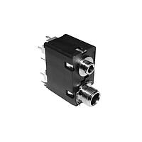 Amphenol Audio ACJS-MVD985-3S Phone Connectors 1/4"VERT CHASIS CONN Needle eye cont