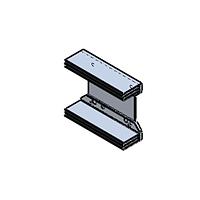 Vicor 40520 Heat Sink Assemblies 6123 HS End P Dual 11 mm