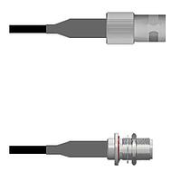 Amphenol Custom Cable Q-0901X0008006i RF Cable Assemblies BNC-SJ/N-SJB RG58 6I