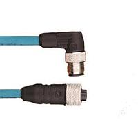 Alpha Wire AR0800124 SL357 Sensor Cables / Actuator Cables M12F STR to CUT 24AWG 08POL