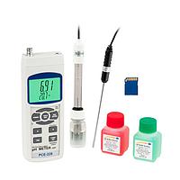 PCE 228-Kit pH Meter Kit (0~14pH; 0.01 pH)