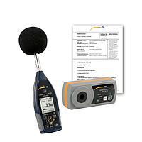 PCE 428-KIT-N-ICA Condition Monitoring Sound Level Meter (25-136 db (A), Calibrator + Cal Cert)