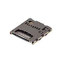 Same Sky (formerly CUI Devices) MSD-8-A Card Connectors 9 Positions, Push In, Auto Eject Out, SMT, 1.29 mm Height Above Board,