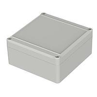 BOPLA 62217200 Enclosures ENCLOSURE, EUROMAS II PC, 122 X 120 X 57MM, ME, LID, POLYCARBONATE, RAL 7035, EM 217 F