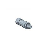 Amphenol LTW M12B-03BMMA-SL8001 Circular Metric Connectors M12 Circular Metric Connector, B Code, Metal, 4A, 03 pins, Male Connector, Male Contact, Straight, Screw Thread, Solder, Field Installable, F4.5 - F6.5mm, IP68 Mated