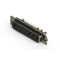 EDAC 628-36W4224-3NA Mixed Contact D-Sub Connectors Vertical Combo Dsub