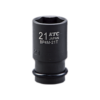 KTC BP4M-36TP 1/2"Sq. Impact Socket (Semi-Deep Thin / With Pin & Ring) (36mm)