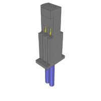 Samtec SFSS-02-28-G-15.00-S Discrete Wire Cable Assemblies .050" Tiger Eye(TM) Single Row Discrete Wire Cable Assembly