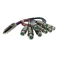 Switchcraft DB25FXLRF Accessories TO 8 XLR F DB25 FEMALE