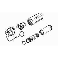 Raychem - TE Connectivity 1754842-1 Connector Shell Kits SHELL KIT, PRO BEAM SR PLUG ALUMINUM