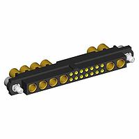 Harwin M80-4D11405F2-04-325-02-325 Heavy Duty Power Connectors 14+6 Pos. Female 22AWG+12AWG Cable Conn. Kit, Jackscrews