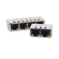 HALO Electronics HFJ12-1G41ER-L12RL Modular GIGABIT 1x2 Tab Down RJ45 w/mag G/Y LED