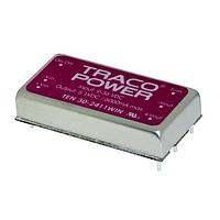 TRACO Power TEN 30-4823WIN Isolated Product Type: DC/DC; Package Style: 2"x1"; Output Power (W): 30; Input Voltage: 18-75 VDC; Output 1 (Vdc): 15; Output 2 (Vdc): -15; Output 3 (Vdc): N/A