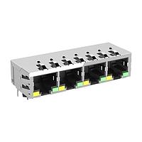 ERNI - TE Connectivity 203301-E Modular Connectors / Ethernet Connectors MJIM IM 1X4 S 810 GF5 T R THRU * L1A M5B