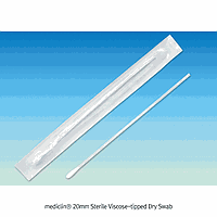 Daihan medical DM.Swa3012 Dry Swab, Sterile, Viscose Tip, Individual Pack