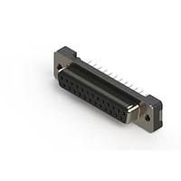 EDAC 628-025-324-012 D-Sub Connectors - Standard Density Vertical Plastic Body D-Sub Connector